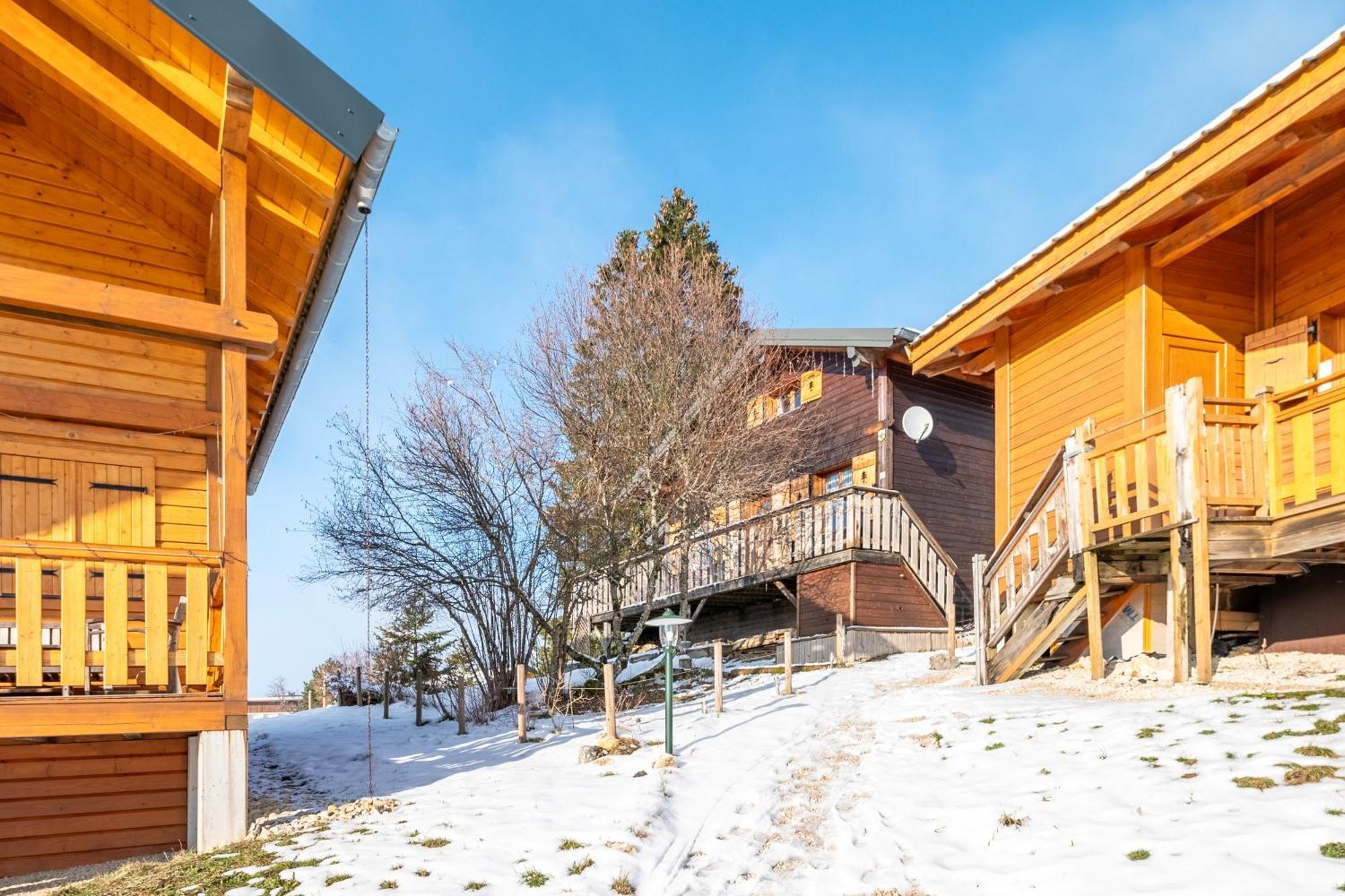 Chalet L'Embellie - Chalet Avec Piscine Partagee Saint-Laurent-en-Grandvaux المظهر الخارجي الصورة